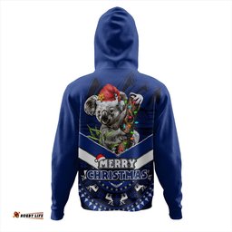 Amazing Aussie Australia Holiday Koala Merry Christmas Blue Hoodie