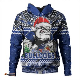 Amazing Aussie Canterbury Bankstown Bulldogs Aboriginal Xmas Special Ugly Christmas Style Hoodie