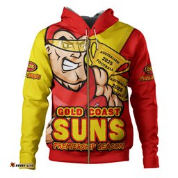 Amazing Aussie Gold Coast SUNS Australian Football Finals Premiership Spirit Hoodie