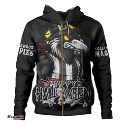 Amazing Aussie Collingwood Full Moon Fever Halloween Supporter Hoodie