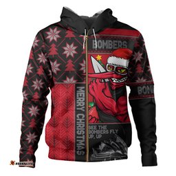 Amazing Aussie Essendon Merry Christmas Knit Style Festive Spirit Hoodie