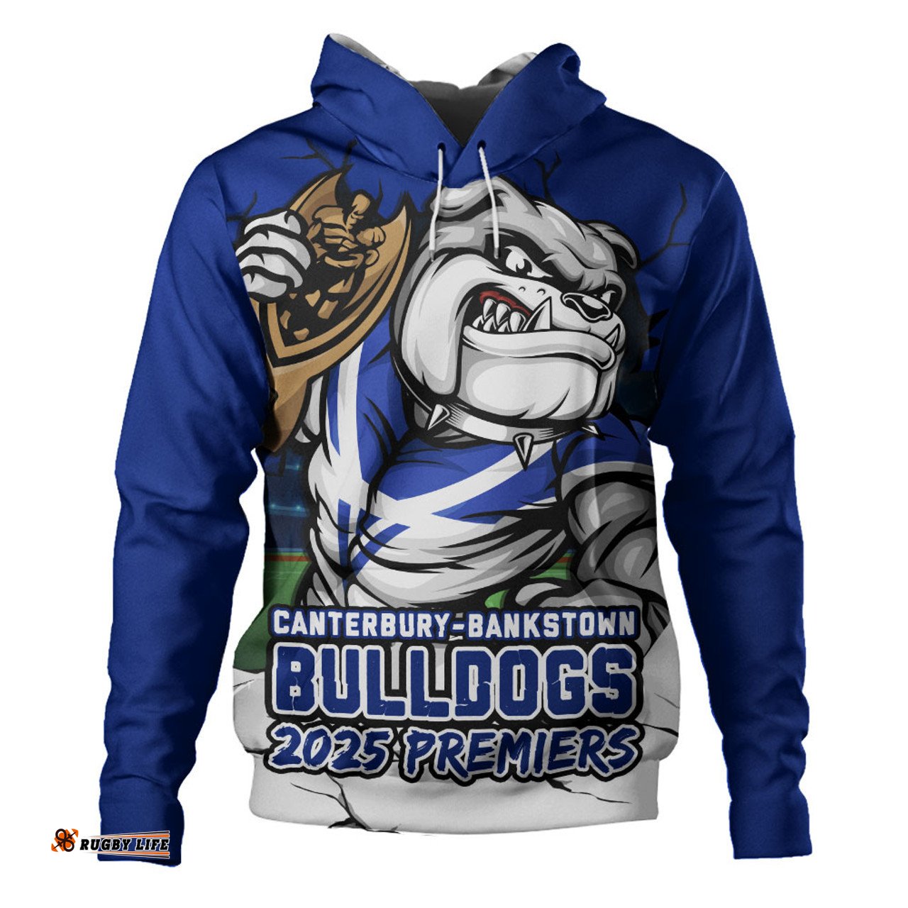 Amazing Aussie Canterbury Bankstown Bulldogs Unleash Power In The Ultimate Battle Hoodie