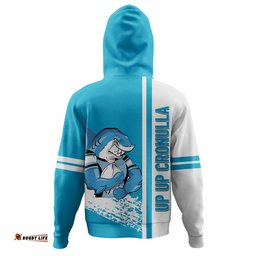 Amazing Aussie Cronulla Sutherland Sharks Sharks Mascot Quater Style Ver.1 Hoodie
