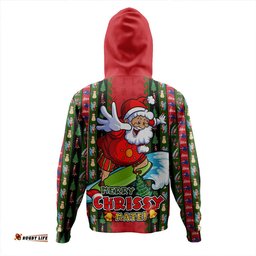 Amazing Aussie Australia Merry Chrissy Mate Santa Claus Surf Edition Hoodie
