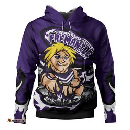 Amazing Aussie Fremantle Premiership Series Flame Edition Hoodie