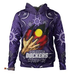 Amazing Aussie (Custom) Fremantle Dockers Aboriginal Blood In Me Hoodie