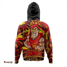 Amazing Aussie Gold Coast SUNS Blazing Spirit Of Victory Hoodie