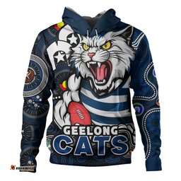Amazing Aussie Geelong Cats NAIDOC Spirit Of Country Hoodie