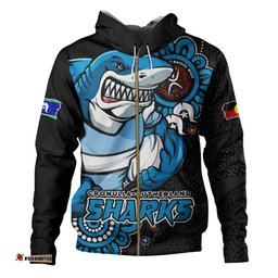 Amazing Aussie Cronulla Sutherland Sharks Power Through Generations NAIDOC Edition Hoodie