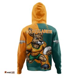 Amazing Aussie Aussie Wallabies Unstoppable Wallabies Spirit Of The Championship Orange Hoodie