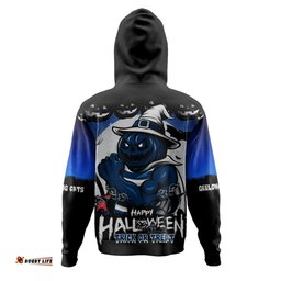 Amazing Aussie Geelong Cats Dark Pumpkin Halloween Spirit Hoodie