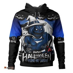 Amazing Aussie Geelong Cats Dark Pumpkin Halloween Spirit Hoodie