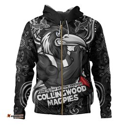 Amazing Aussie Collingwood Spirit Warriors Of The Game Hoodie