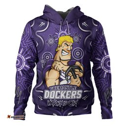 Amazing Aussie (Custom) Fremantle Dockers Aboriginal Pattern Inspired Victory Is Our Hoodie