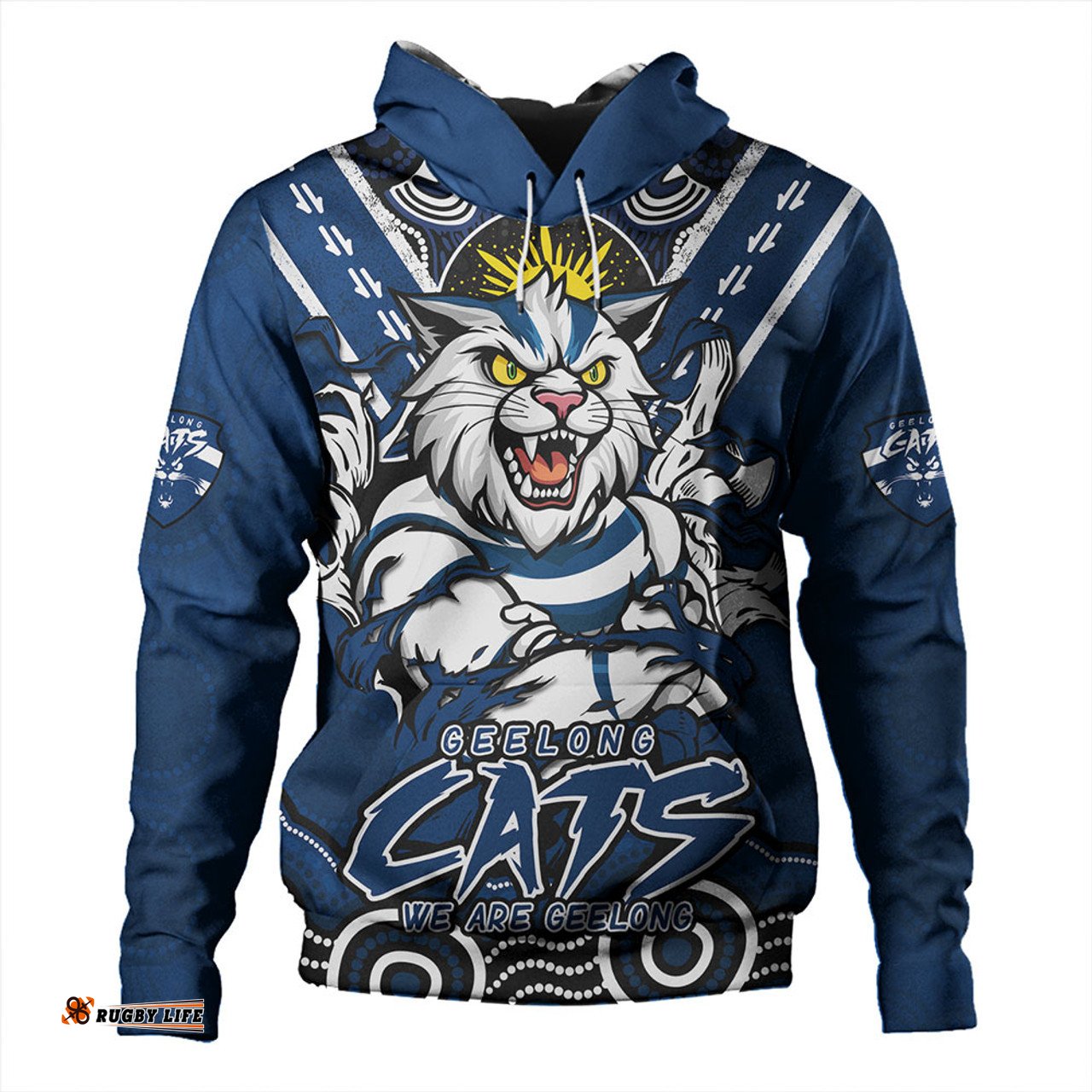 Amazing Aussie Geelong Cats Ripped Legacy Of The Game Hoodie