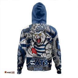 Amazing Aussie Geelong Cats Blazing Spirit Of Victory Hoodie
