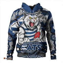 Amazing Aussie Geelong Cats Blazing Spirit Of Victory Hoodie
