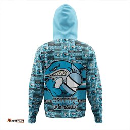 Amazing Aussie Cronulla Sutherland Sharks Champion s Pride Comic Style Hoodie