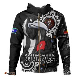 Amazing Aussie Collingwood Power Through Generations NAIDOC Edition Hoodie