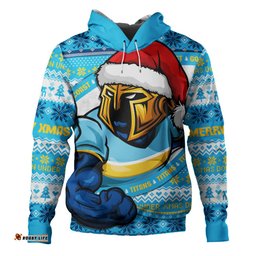 Amazing Aussie Gold Coast Titans Ugly Knit Style For Christmas Game Fans Hoodie