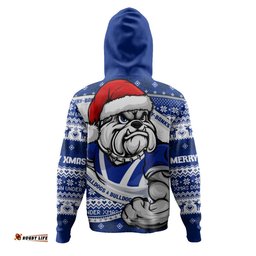 Amazing Aussie Canterbury Bankstown Bulldogs Ugly Knit Style For Christmas Game Fans Hoodie