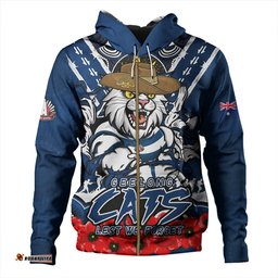 Amazing Aussie Geelong Cats Ripped Legacy Of The Game The ANZAC Spirit Lives On Hoodie