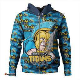 Amazing Aussie Gold Coast Titans Champion s Pride Comic Style Hoodie