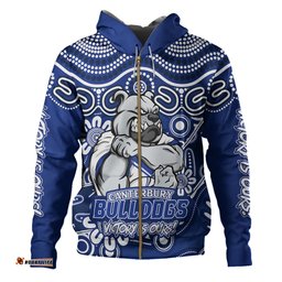 Amazing Aussie Canterbury Bankstown Bulldogs Aboriginal Inspired Tough Fan Rugby For Life Ver 2.0 Hoodie