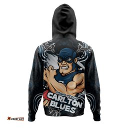 Amazing Aussie Carlton Spirit Warriors Of The Game Hoodie