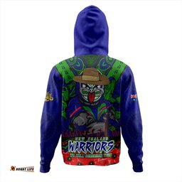 Amazing Aussie New Zealand Warriors Ripped Legacy Of The Game The ANZAC Spirit Lives On Hoodie