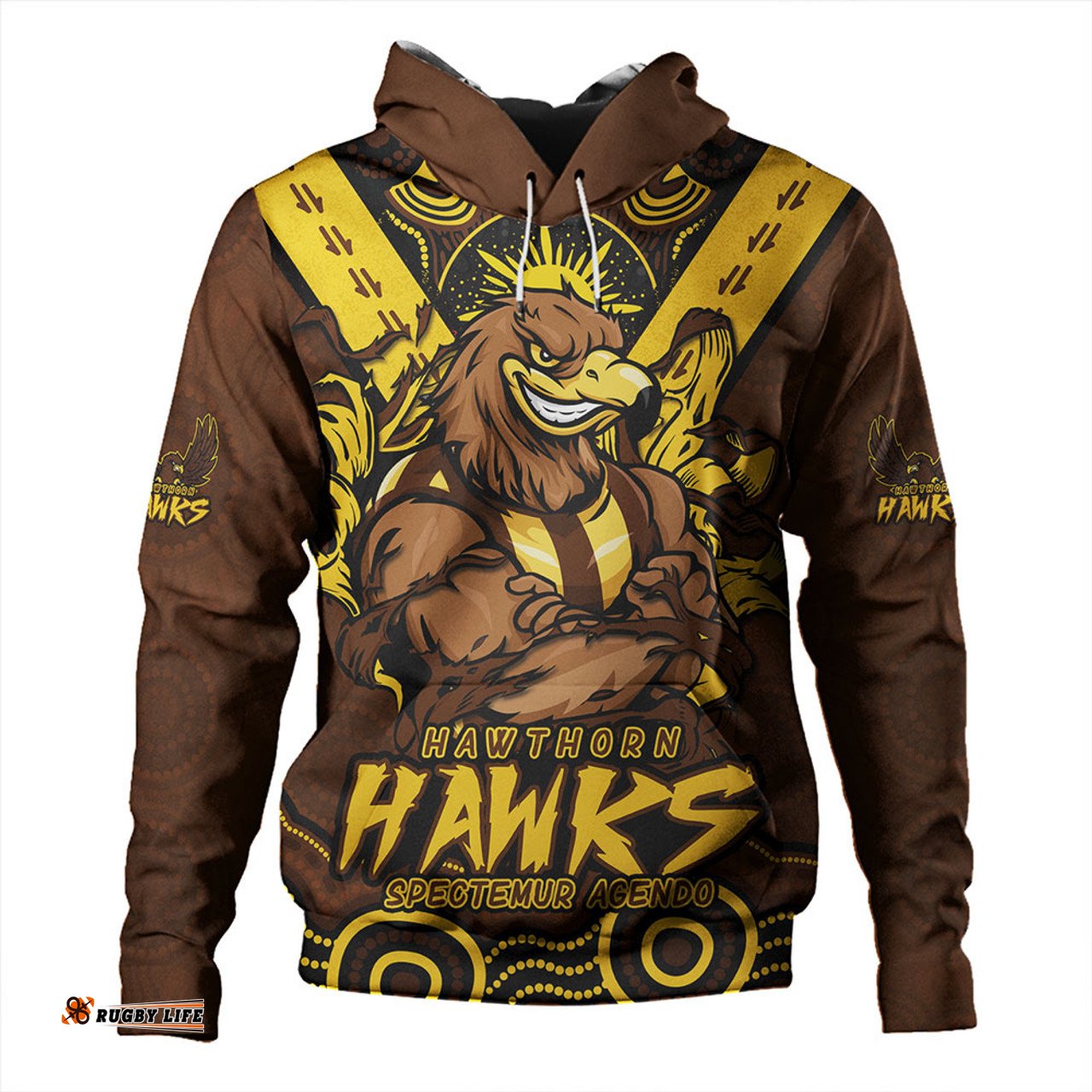 Amazing Aussie Hawthorn Ripped Legacy Of The Game Hoodie