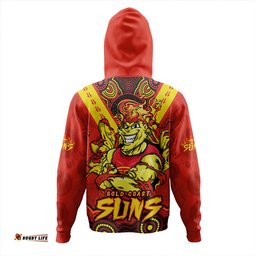 Amazing Aussie Gold Coast SUNS Ripped Legacy Of The Game Hoodie