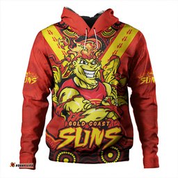 Amazing Aussie Gold Coast SUNS Ripped Legacy Of The Game Hoodie