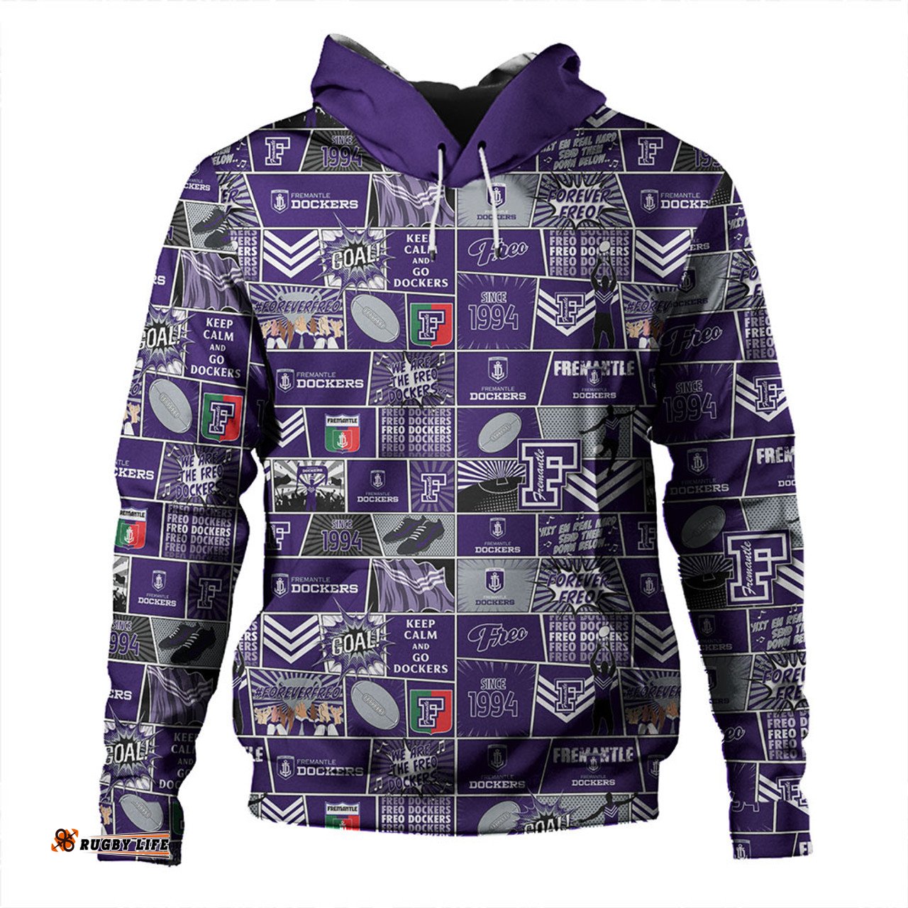 Amazing Aussie Fremantle Legacy Of The Pride Comic Style Hoodie
