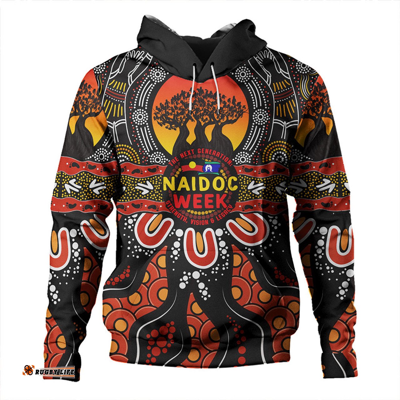 Amazing Aussie Indigenous Australian Aboriginal Naidoc Week Voices Of The Land Hoodie