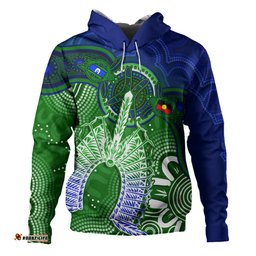 Amazing Aussie Indigenous Australian Aboriginal Spirit Of The Turtle Dreaming Path Hoodie