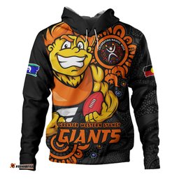 Amazing Aussie GWS GIANTS Power Through Generations NAIDOC Edition Hoodie