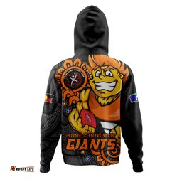 Amazing Aussie GWS GIANTS Power Through Generations NAIDOC Edition Hoodie