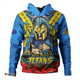 Amazing Aussie Gold Coast Titans Ripped Legacy Of The Game The ANZAC Spirit Lives On Hoodie