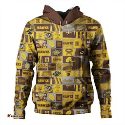 Amazing Aussie Hawthorn Legacy Of The Pride Comic Style Hoodie