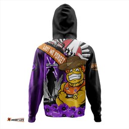 Amazing Aussie GWS GIANTS ANZAC Day Honor Purple Valor And Spirit Hoodie