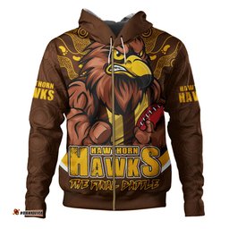 Amazing Aussie Hawthorn Final Clash Battle Edition Hoodie