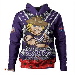 Amazing Aussie Fremantle Ripped Legacy Of The Game The ANZAC Spirit Lives On Hoodie