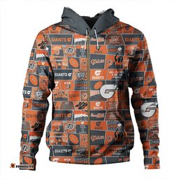 Amazing Aussie GWS GIANTS Legacy Of The Pride Comic Style Hoodie