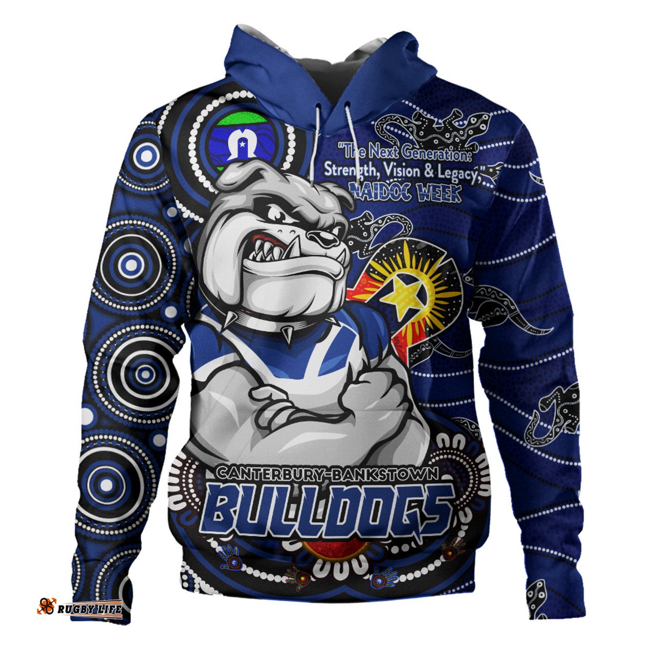 Amazing Aussie Canterbury Bankstown Bulldogs Spirit Of NAIDOC Series Hoodie