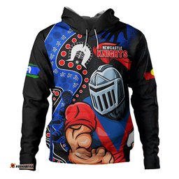 Amazing Aussie Newcastle Knights NAIDOC Indigenous Warrior Spirit Hoodie