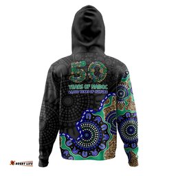 Amazing Aussie Indigenous Australian Aboriginal NAIDOC Fifty Years Cultural Celebration Edition Hoodie