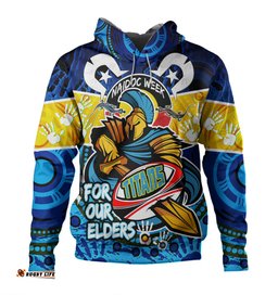 Amazing Aussie Gold Coast Titans Naidoc Week Custom Gold Coast Titans Naidoc Week For Our Elders Dot Art Style Hoodie