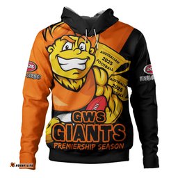 Amazing Aussie GWS GIANTS Australian Football Finals Premiership Spirit Hoodie