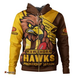 Amazing Aussie Hawthorn Australian Football Finals Premiership Spirit Hoodie